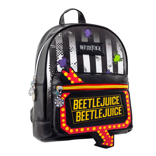 Beetlejuice Neon Sign Mini Backpack Redstring B2B