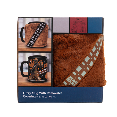 Taza con funda de peluche Chewbacca 440 ml