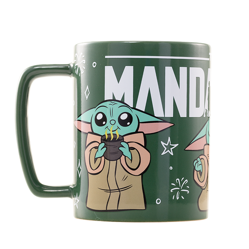 Taza con funda de peluche Grogu 440 ml