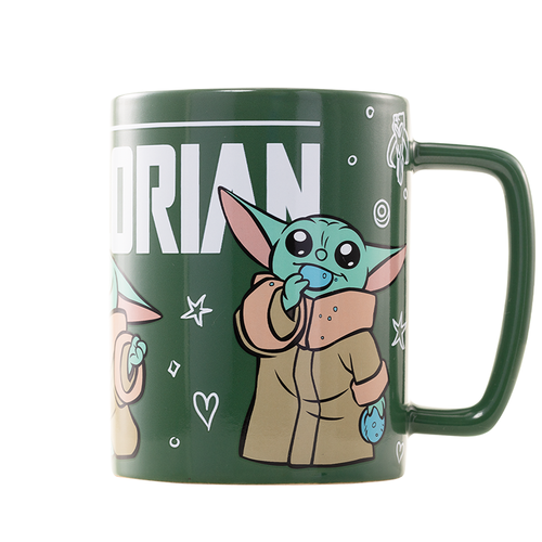 Taza con funda de peluche Grogu 440 ml