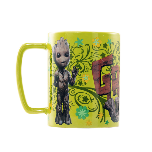 Taza con funda de peluche Groot 440 ml