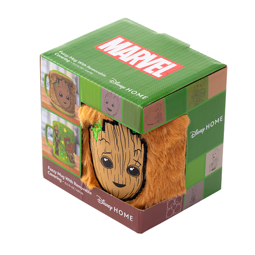 Taza con funda de peluche Groot 440 ml