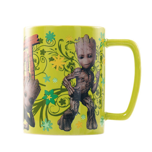 Taza con funda de peluche Groot 440 ml