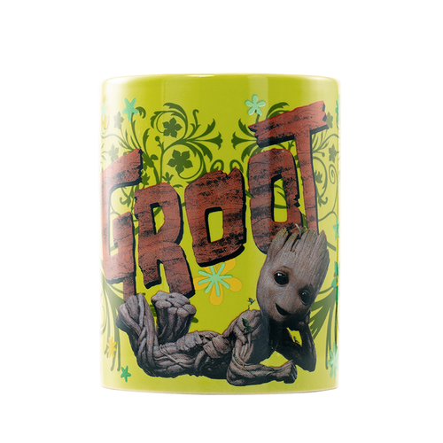 Taza con funda de peluche Groot 440 ml