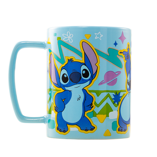 Taza con funda de peluche Cara Stitch 440 ml