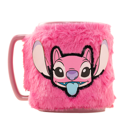 Taza con funda de peluche Angel  440 ml