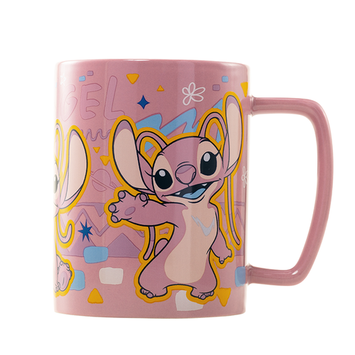 Taza con funda de peluche Angel  440 ml