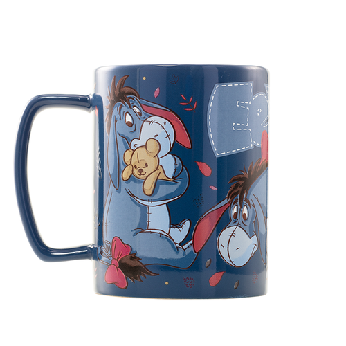 Taza con funda de peluche Eeyore 440 ml