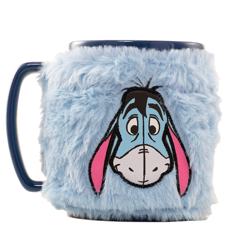 Taza con funda de peluche Eeyore 440 ml