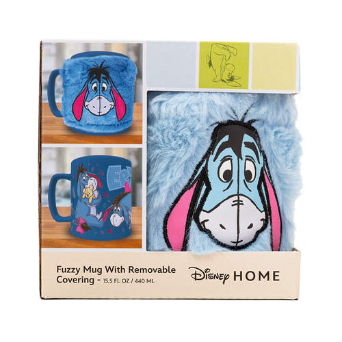 Taza con funda de peluche Eeyore 440 ml