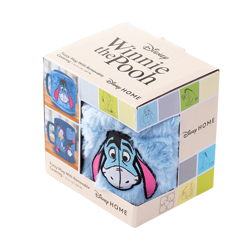 Taza con funda de peluche Eeyore 440 ml