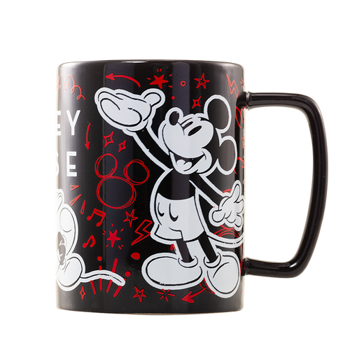 Taza con funda de peluche Mickey Mouse 440 ml