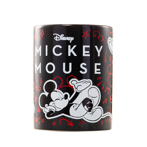 Taza con funda de peluche Mickey Mouse 440 ml