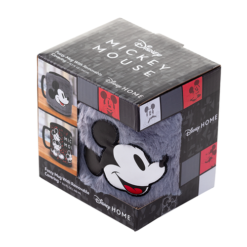 Taza con funda de peluche Mickey Mouse 440 ml