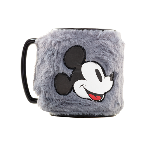 Taza con funda de peluche Mickey Mouse 440 ml