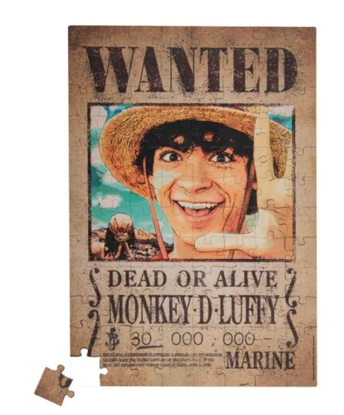 Puzle magnético Se Busca Luffy Live Action tamaño A4