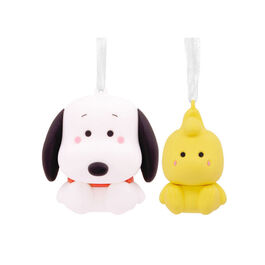 Set de dos adornos Better Together Snoopy & Emilio PVC