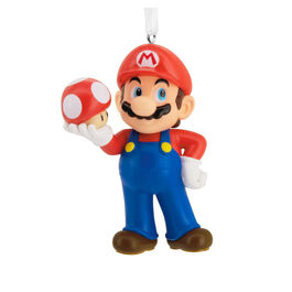 Adorno Súper Mario con seta PVC 7 cm