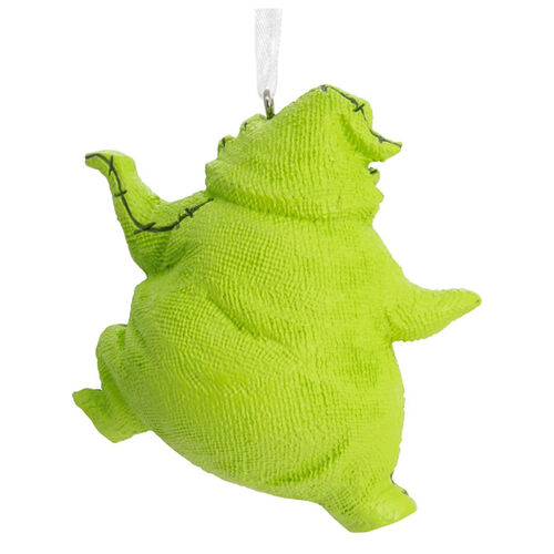 Adorno Oogie Boogie verde, Pesadilla antes de Navidad resina 7,5 cm