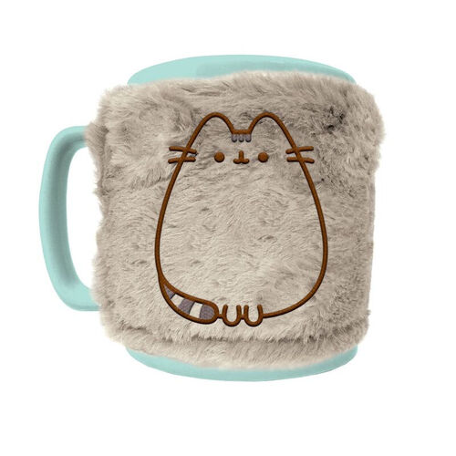 Taza con funda de peluche Pusheen 440 ml