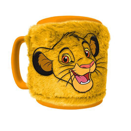 Taza con funda de peluche El Rey León 440 ml