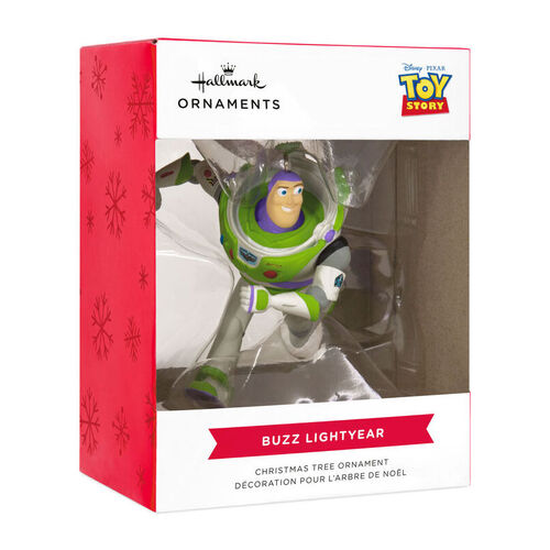 Adorno de Hallmark de Buzz Lightyear de *Toy Story* de Disney y Pixar.