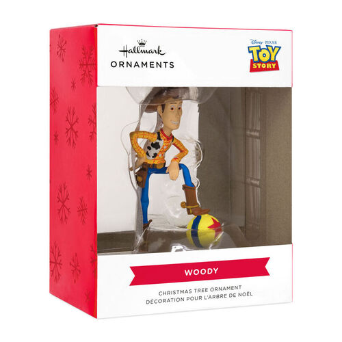 Adorno de Hallmark de Woody de *Toy Story* de Disney y Pixar.