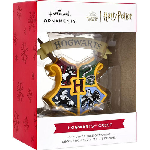 Adorno Escudo de Hogwarts, Harry Potter resina 7,5 cm