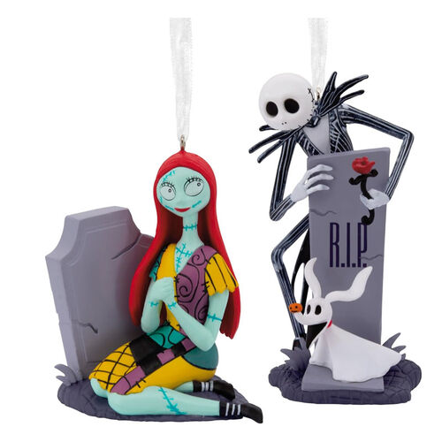 Set de dos adornos better together Jack & Sally PVC