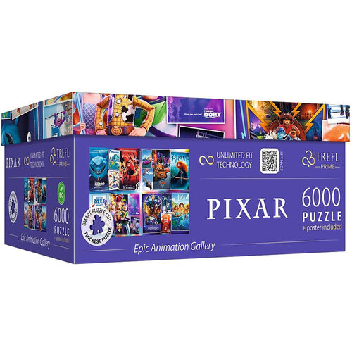 Puzzle Colección películas Pixar 6000 Piezas