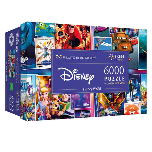 Puzzle Colección películas Pixar 6000 Piezas