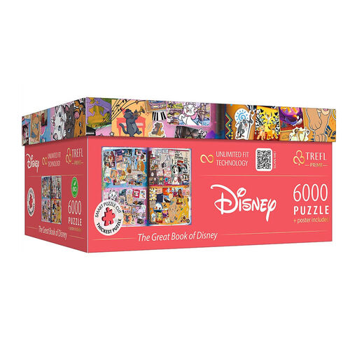 Puzzle Colección películas Disney clásicas 6000 Piezas