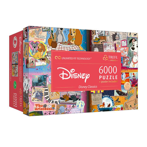 Puzzle Colección películas Disney clásicas 6000 Piezas