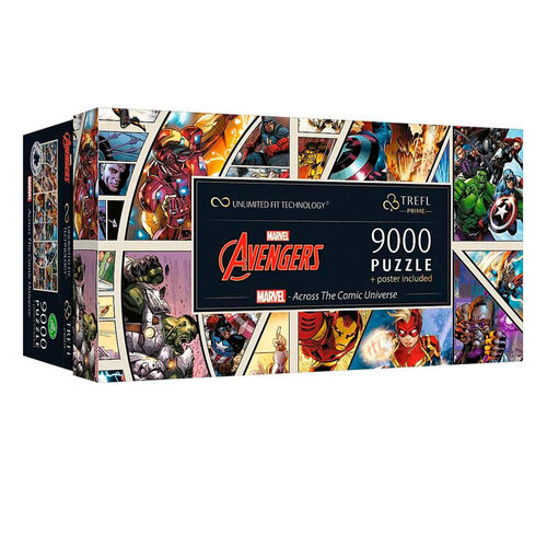 Puzzle Portadas cómics clásicos 9000 piezas