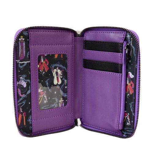 Villains Iridescent Zip Around Wallet