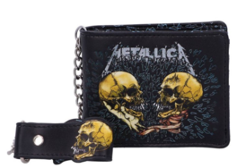 Cartera Tarjetero Metallica - Sad But True 11 cm, PU