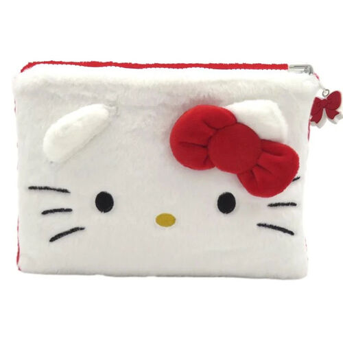 Kuromi reversible plush toiletry bag