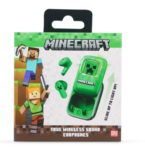 Auriculares TWS Slide Earpods Minecraft