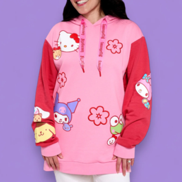 Sudadera unisex con capucha Hello Kitty y Amigos L