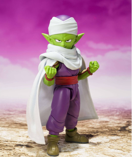 Tamashii Nations presenta, dentro de la colección S.H. Figuarts, la figura de Piccolo (Mini) -Daima-. Mide 8,5 cm y está basada en su aparición en el anime "Dragon Ball Daima". Incluye 3x pares de manos intercambiables, 1x cabeza de repuesto, 2x expresion