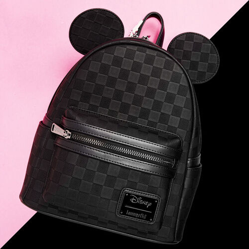 Mini Mochila Negra Mickey Orejas