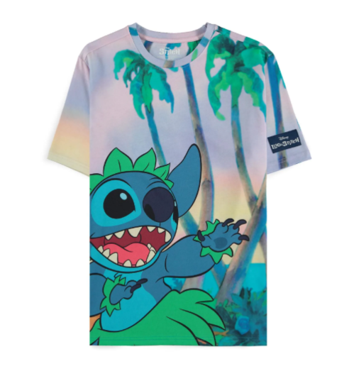 Lilo & Stitch Dancing All Over Print T-Shirt XXL