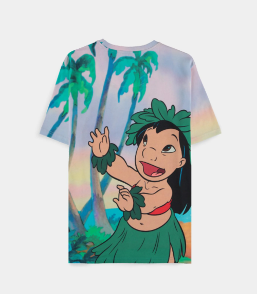 Lilo & Stitch Dancing All Over Print T-Shirt XXL