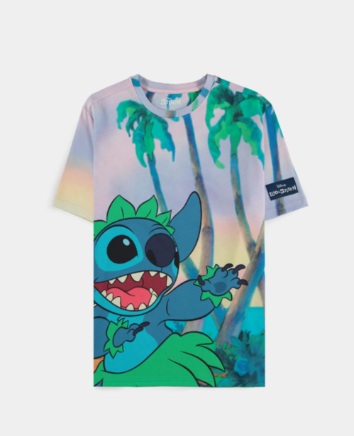 Lilo & Stitch Dancing All Over Print T-Shirt XXL