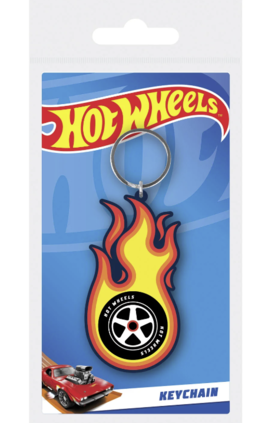 Hot Wheels (Burning Tyre) Pvc Keychain