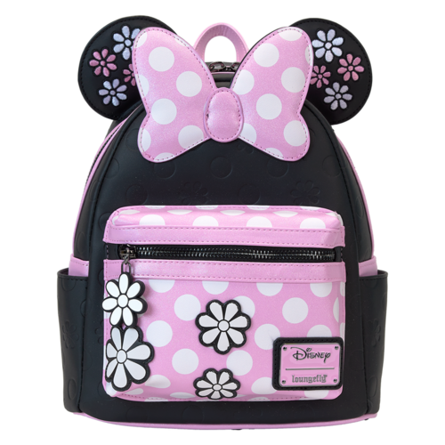 Mini Mochila Floral Rock Minnie