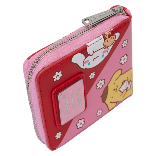 Hello Kitty & Friends Color Block Zip Around Wallet