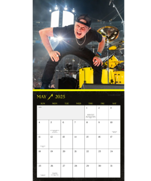 Wall calendar 2024  Metallica 30 x 30 cm