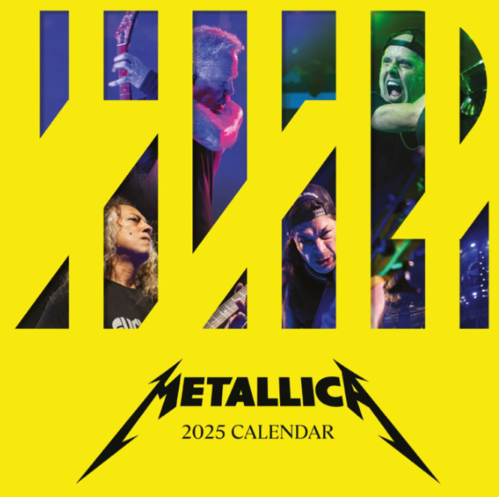 Wall calendar 2024  Metallica 30 x 30 cm