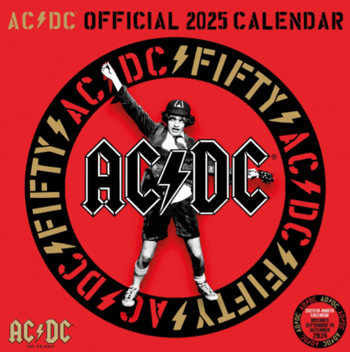 Wall calendar 2024  AC/DC 30 x 30 cm